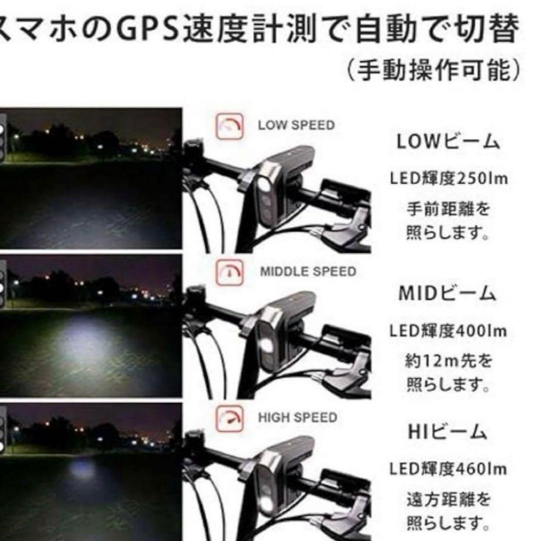 LED USB自転車ヘッドライト