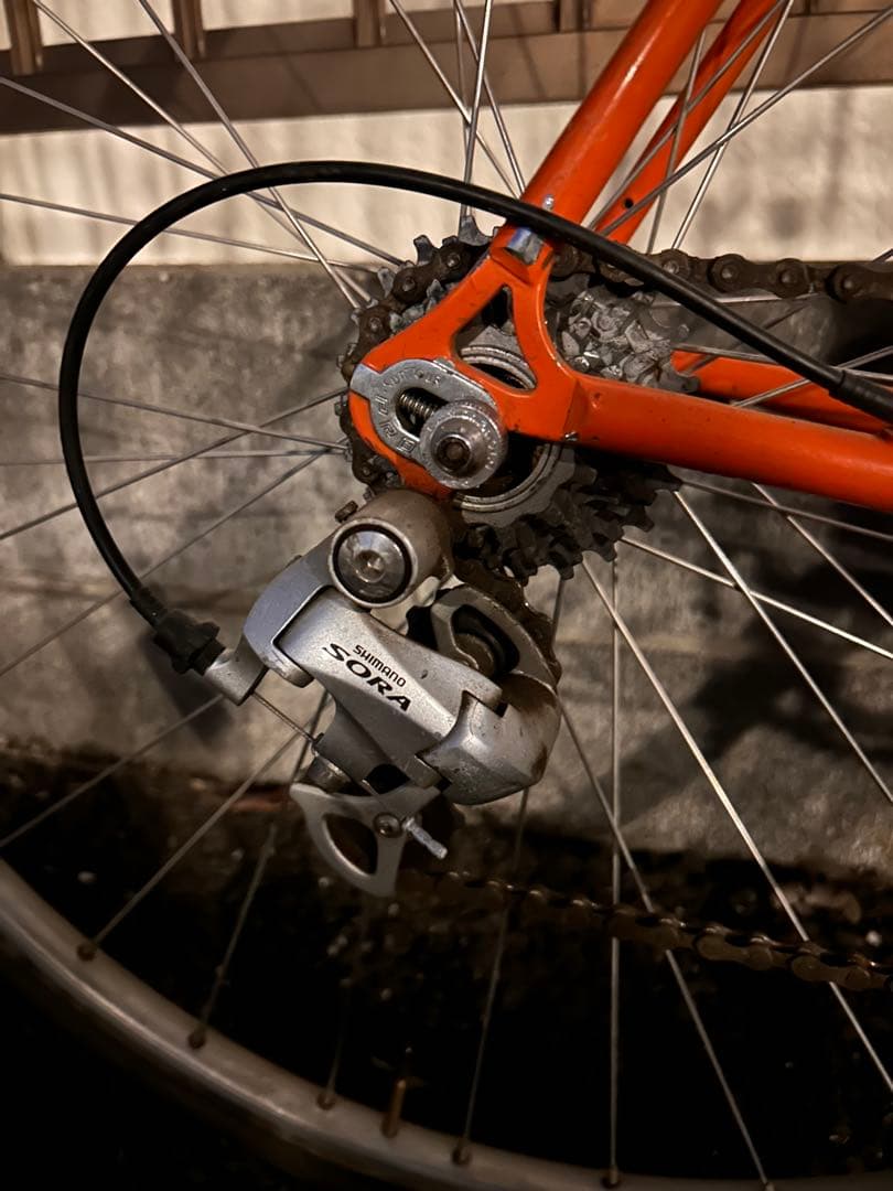 引き取り限定 クロモリロード マイウェイとやらのオリジナルフレーム