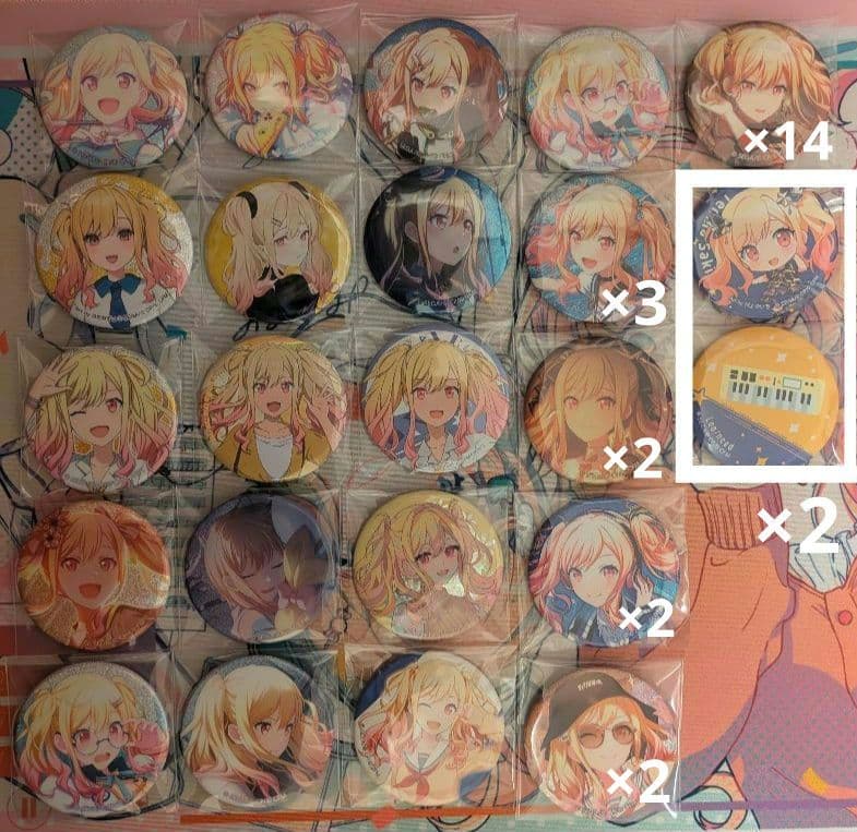 プロセカ バラ売り 缶バッジ