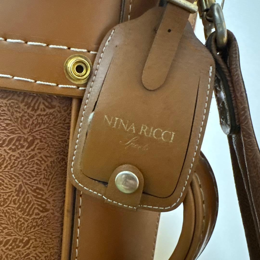 NINA RICCI ニナリッチ 革 キャディバッグ ビンテージ