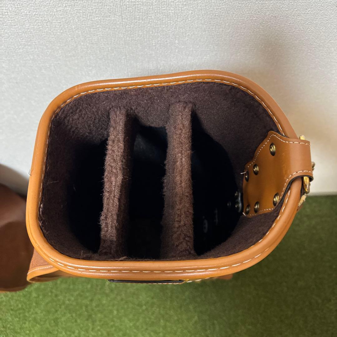 NINA RICCI ニナリッチ 革 キャディバッグ ビンテージ