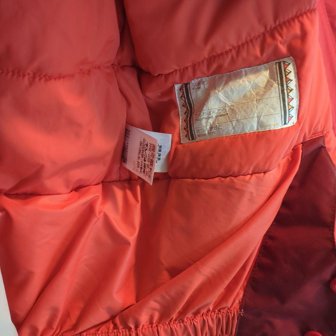 mont-bell 子ども用スキーウェア 上下セット　赤　130