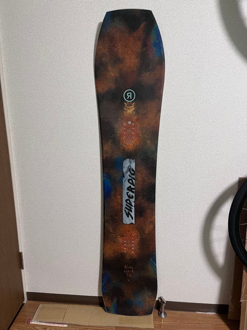 未滑走　RIDE Superpig 25-26モデル 148 s ワックス済み