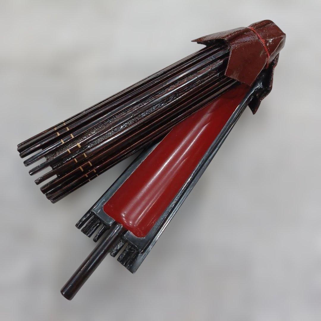 川瀬表完 作 乾漆 傘香合 共箱 茶道具