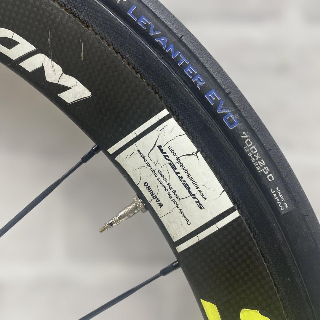 SUPER TEAM カーボンホイール クリンチャー 前後ホイール 11S