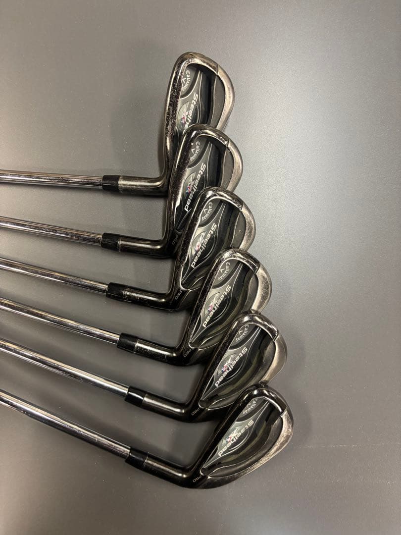 【希少ブラック】キャロウェイ スチールヘッド XR PRO アイアン 6本セット