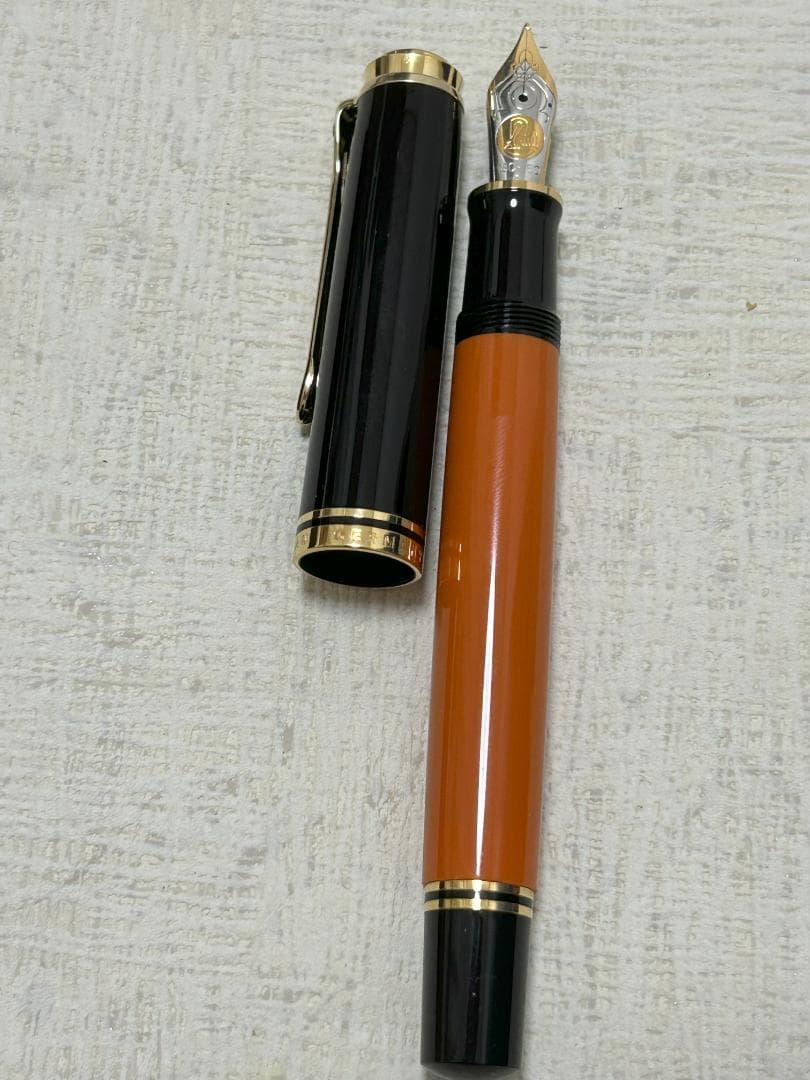 ペリカン スーベレーンM800バーントオレンジ 万年筆