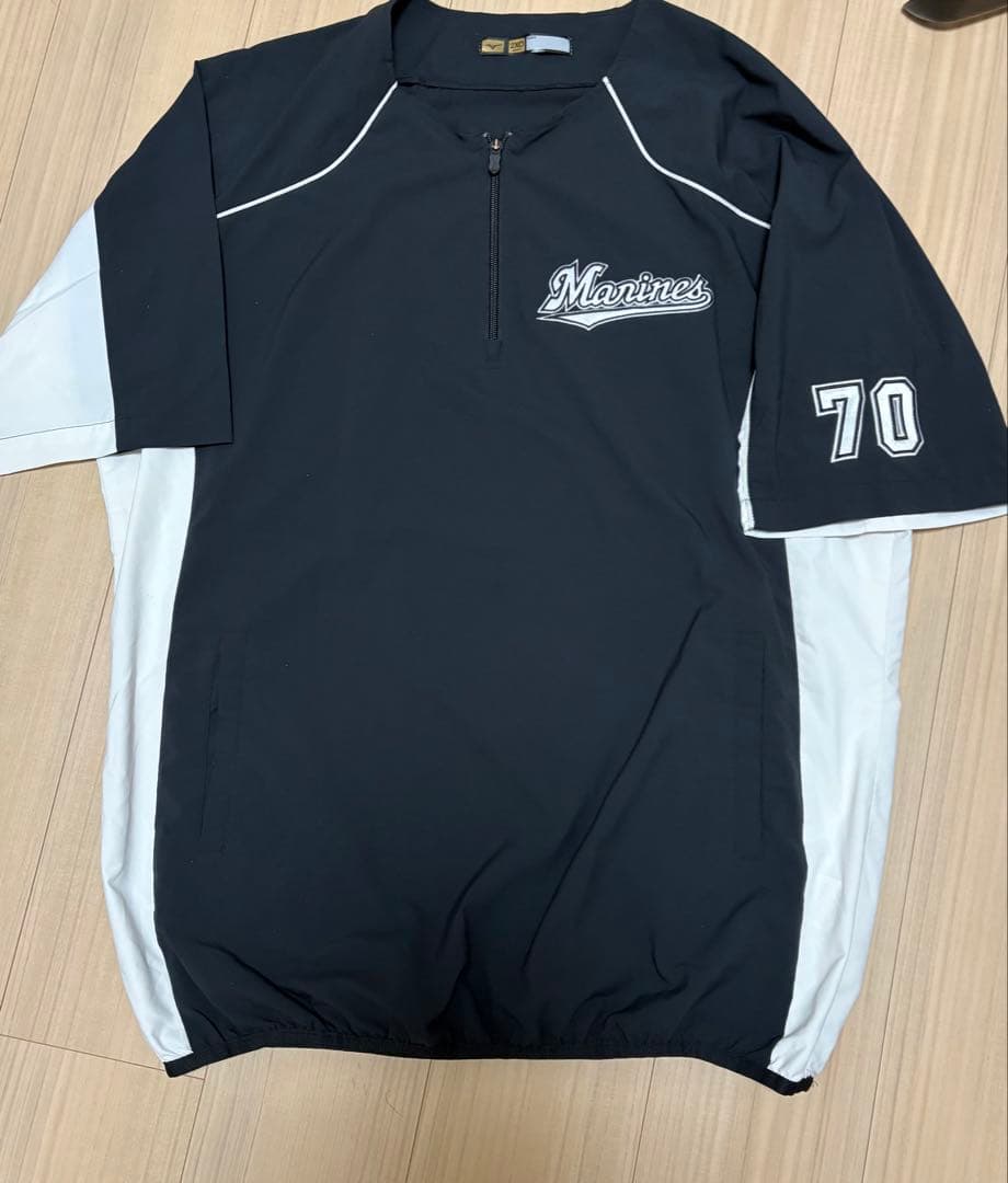 千葉ロッテマリーンズ　福浦和也　実使用　練習着