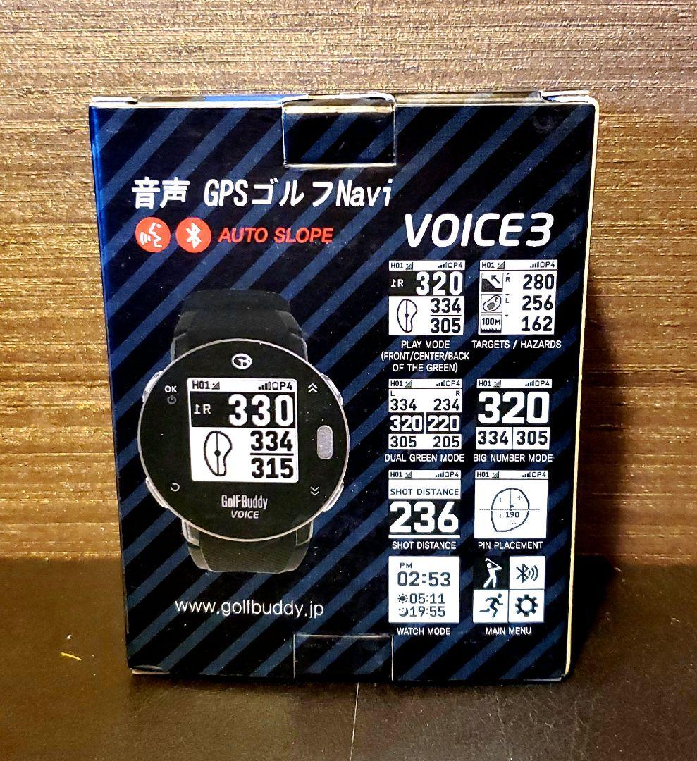 【週末特別価格】GOLF BUDDY VOICE 3 GPSナビ ウォッチタイプ