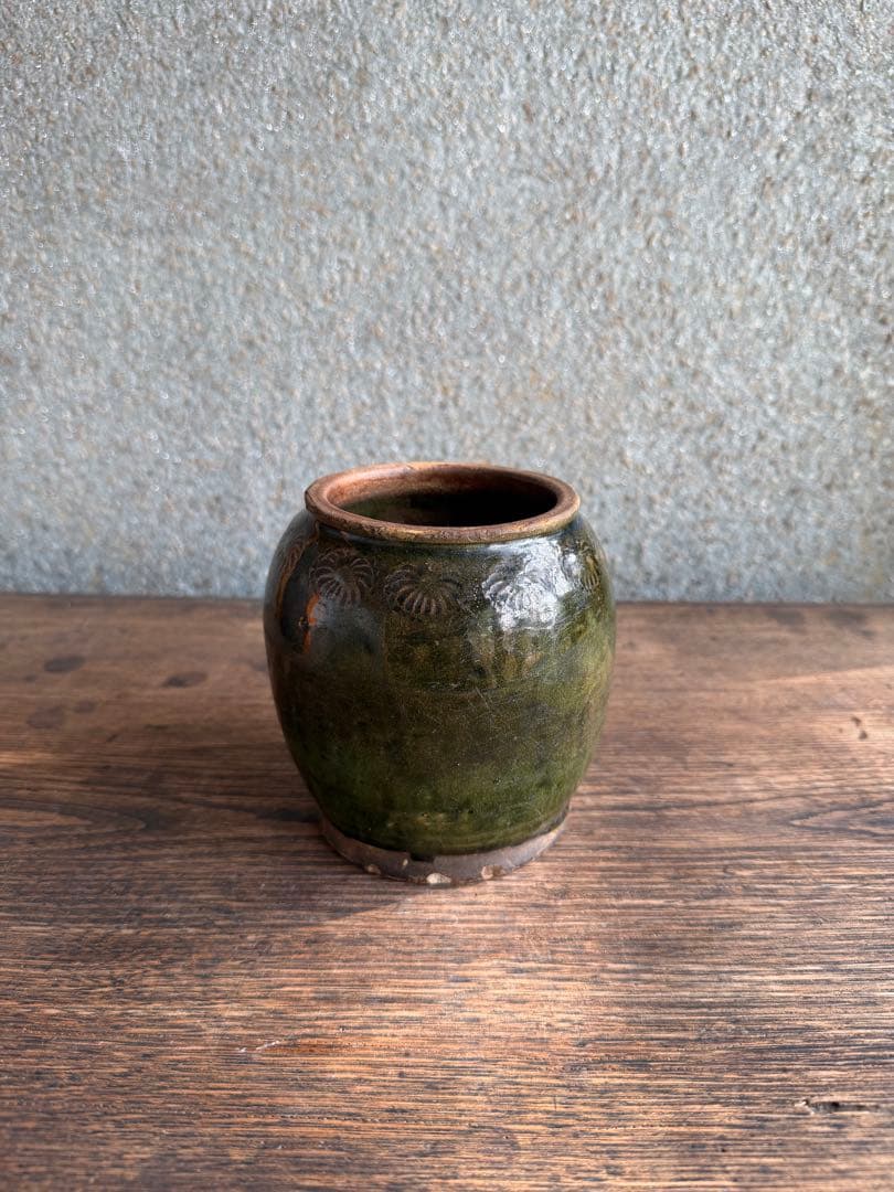 古瀬戸　呂宋　小壺　花器　花瓶