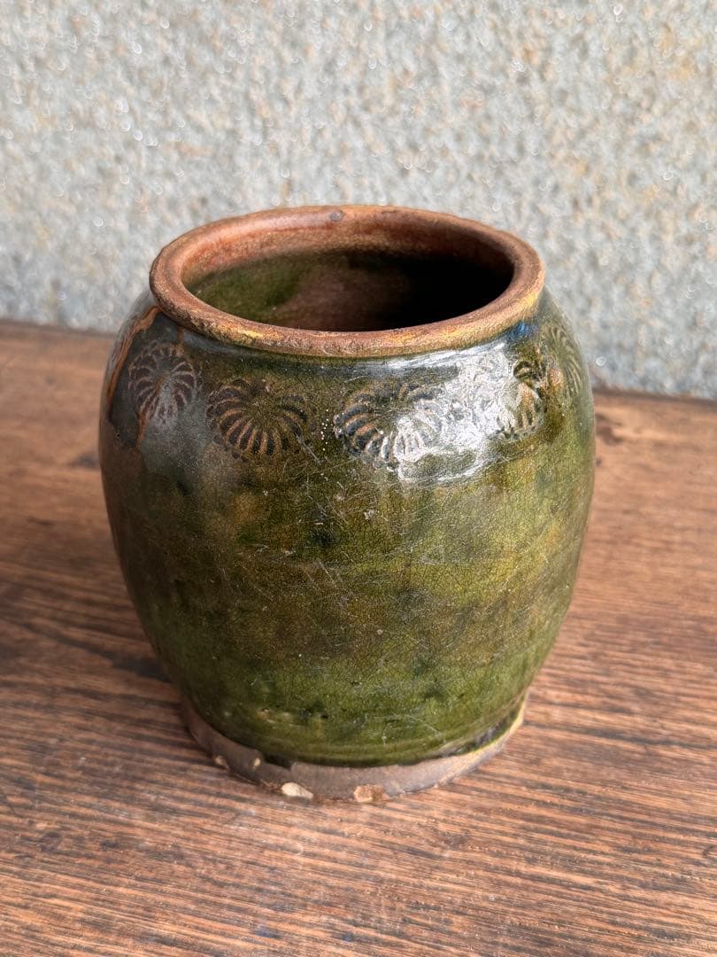 古瀬戸　呂宋　小壺　花器　花瓶