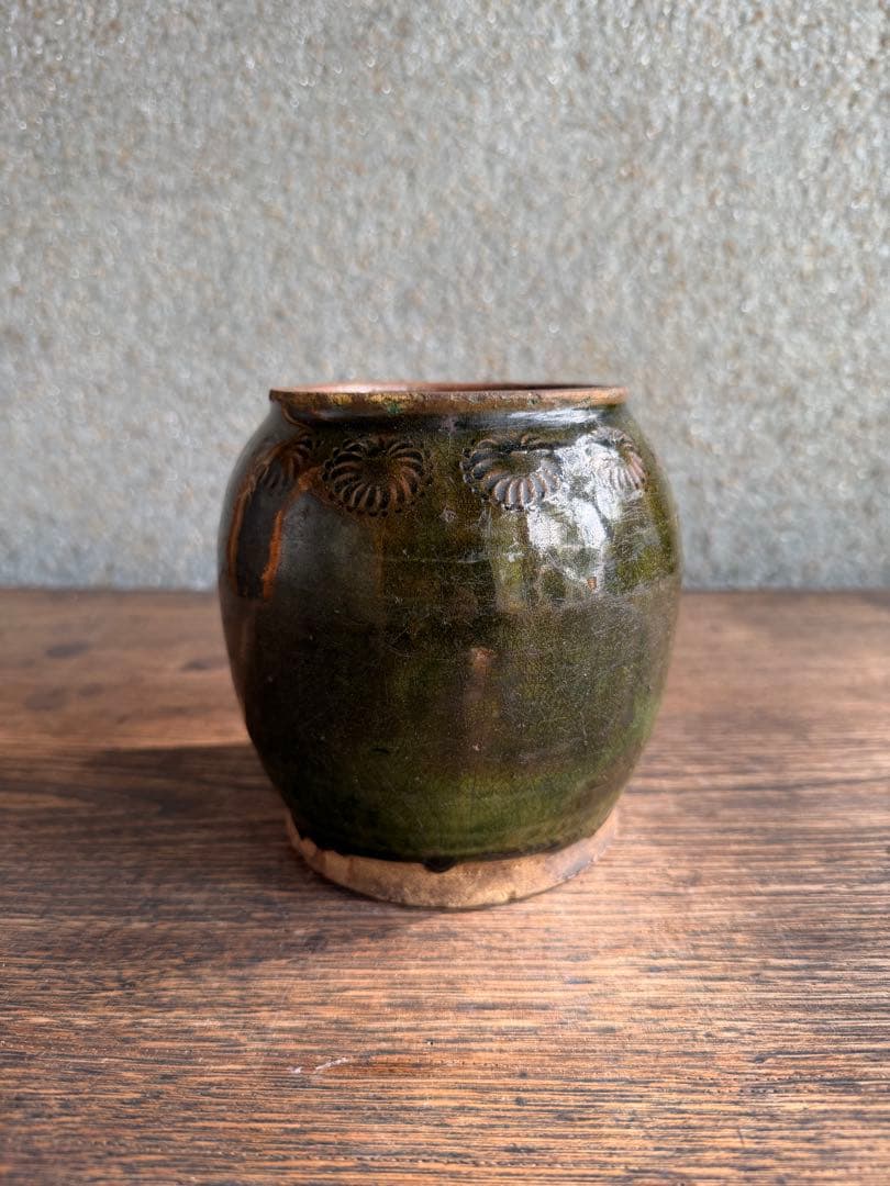 古瀬戸　呂宋　小壺　花器　花瓶