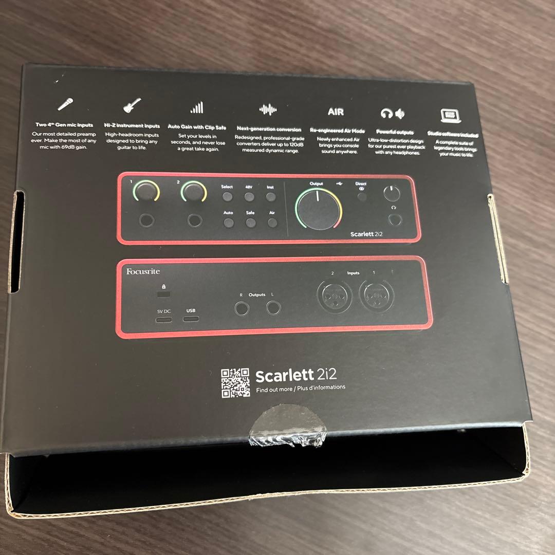 DTM・DAW FOCUSRITE Scarlett 2i2 Gen4