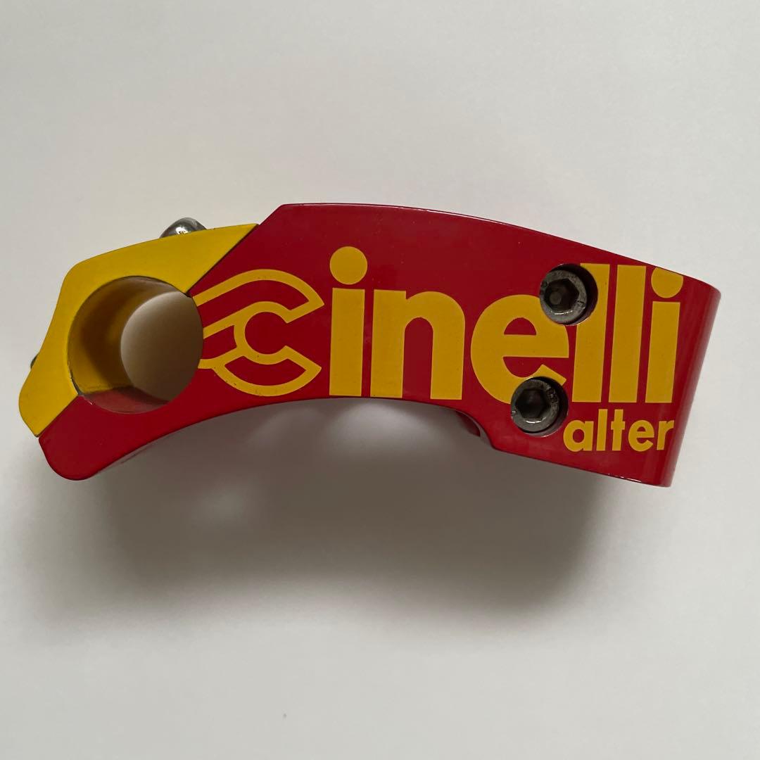 Cinelli Alter ステム 赤/黄