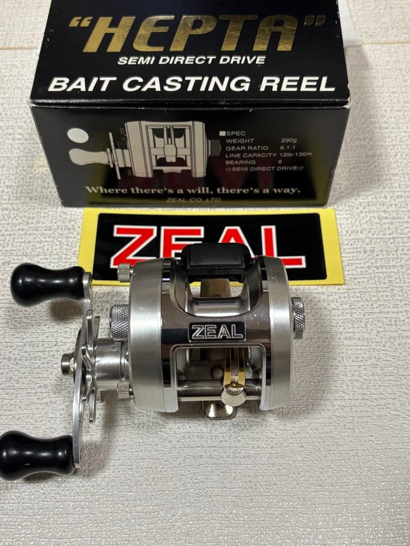 ZEAL HEPTA ズイール ヘプタ セミダイレクトリール 五十鈴 1月末まで