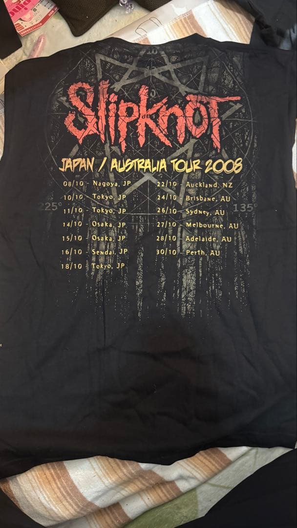 slipknot2008年ツアーTシャツ3枚セット