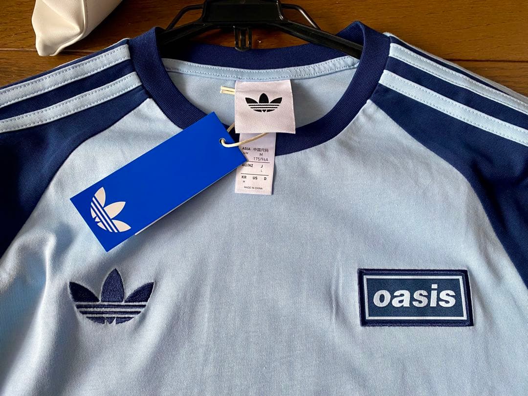 adidas x Oasis 「TOKYO, JAPAN」長袖Tシャツ Lサイズ