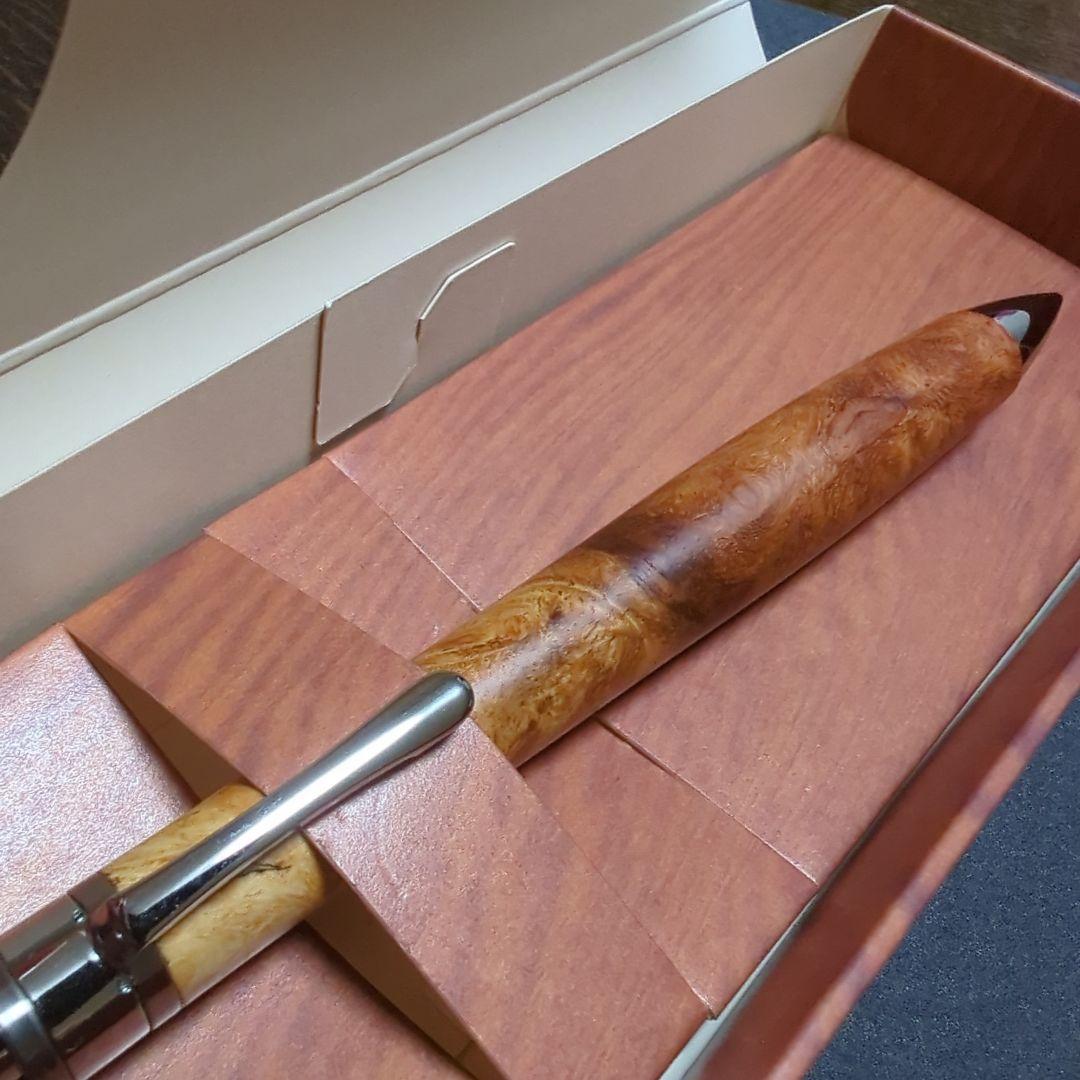 工房楔 花梨紅白(こぶ杢) シャープペン