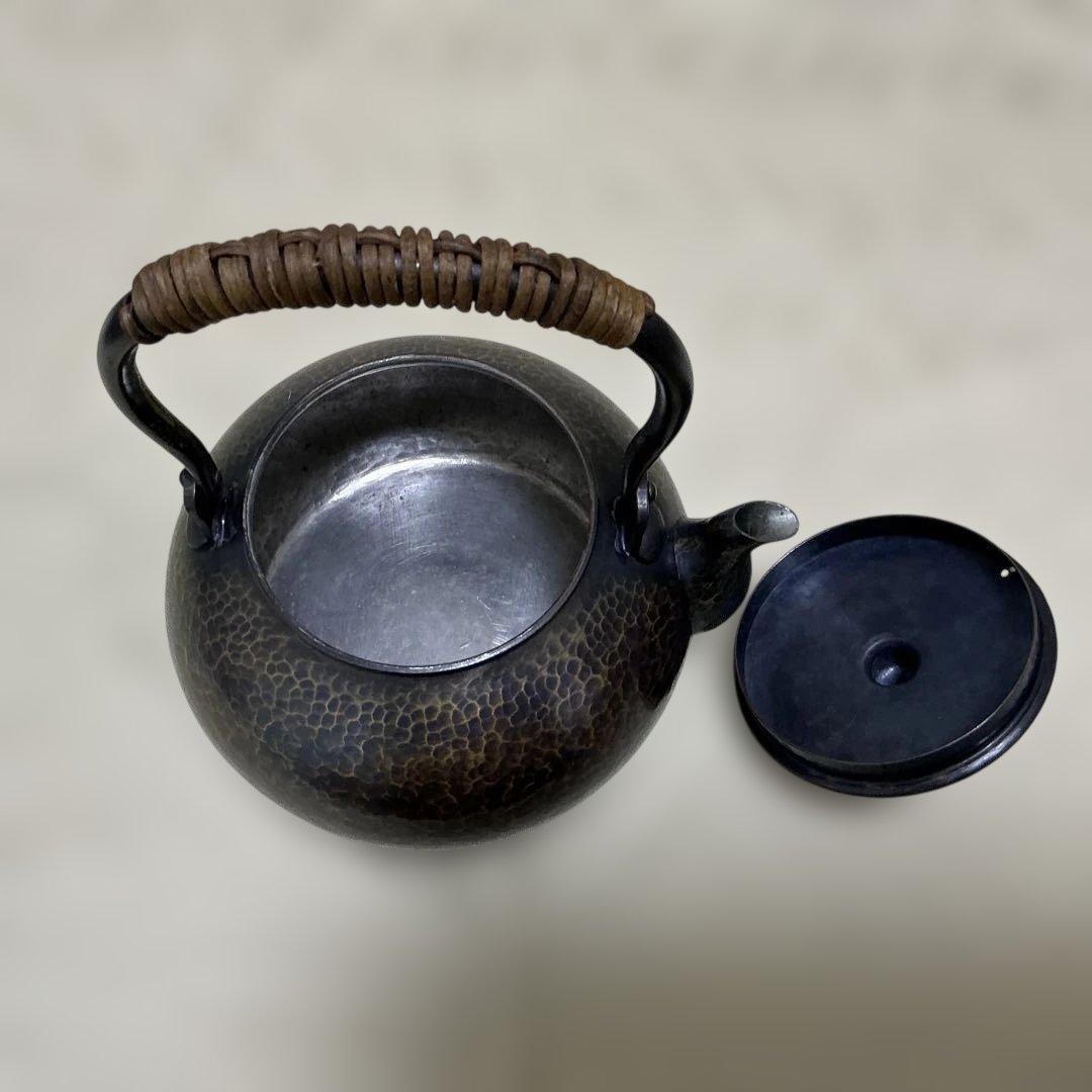 玉川堂　鎚起銅器　やかん