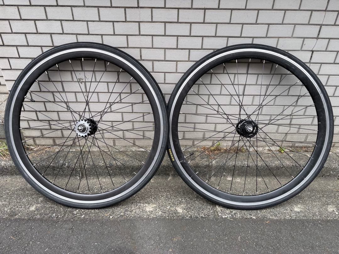 ピスト　ホイール　前後セット　700c