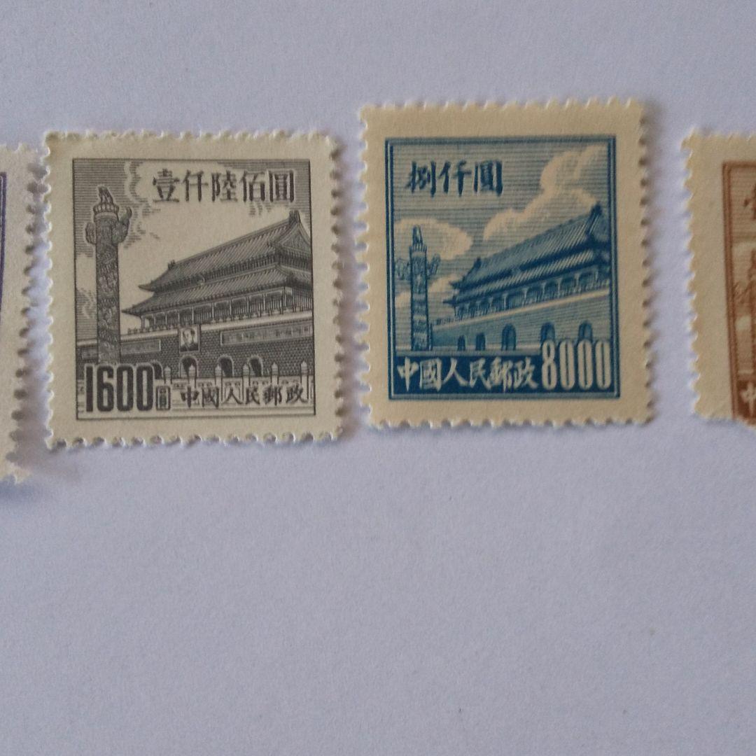 中国の天安門の切手セット