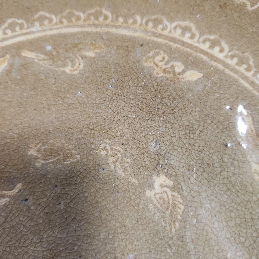 古武雄象嵌宝珠文大皿