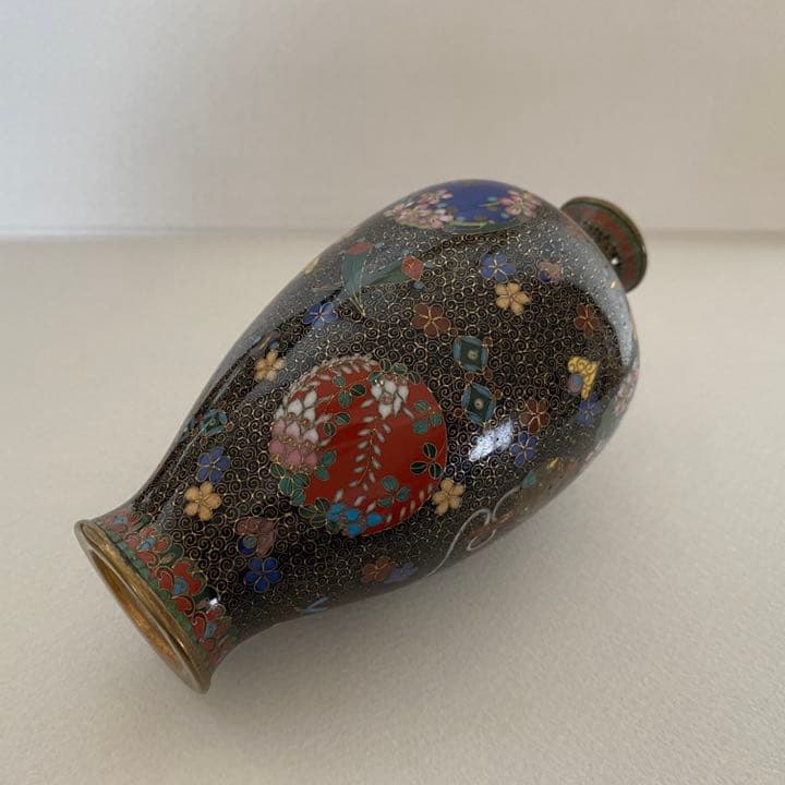 明治七宝　精巧な作り　里帰りの品　丸紋と神の道具