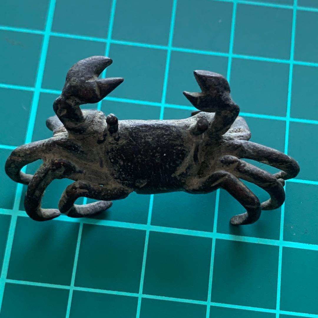 蟹　弁財天　インテリア　ピンバッジ　昭和レトロ　古道具　ビンテージ　希少