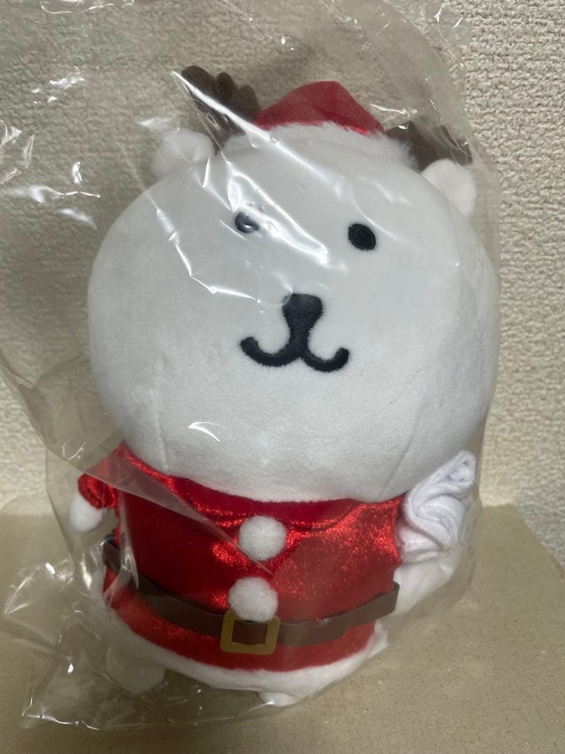 自分ツッコミくま　ぬいぐるみS サンタ　ナガノのくま