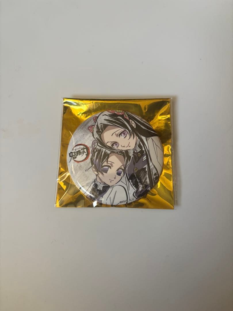 鬼滅の刃　全集中展　幕間画　缶バッジ　胡蝶しのぶ　胡蝶カナエ
