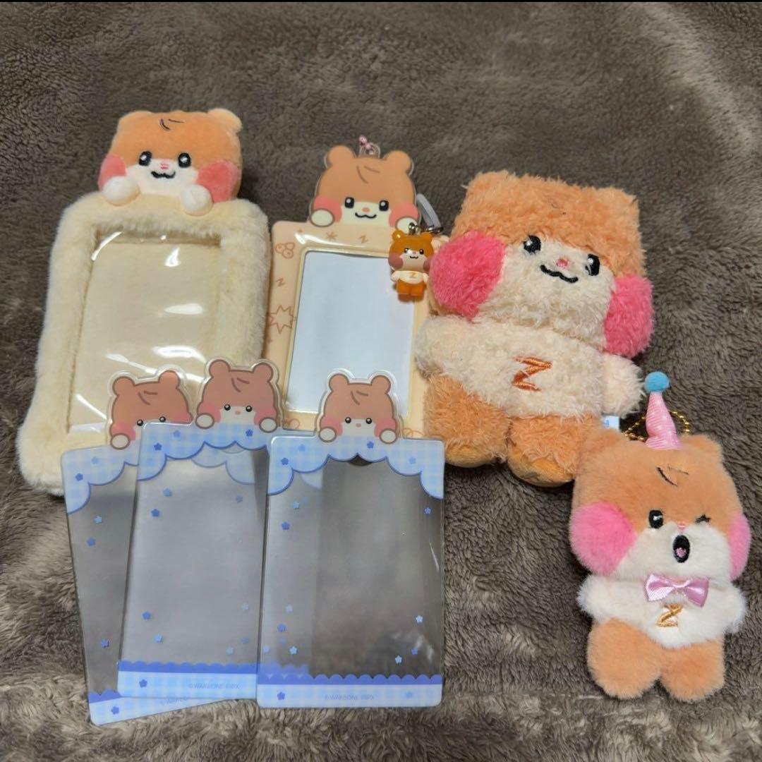 zb1 zeroni ビニニ ハンビン ぬいぐるみ めじるしアクセサリー トレカ