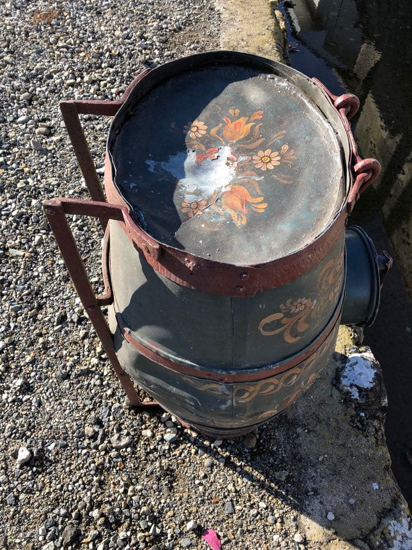 ヴィンテージ ミルク缶