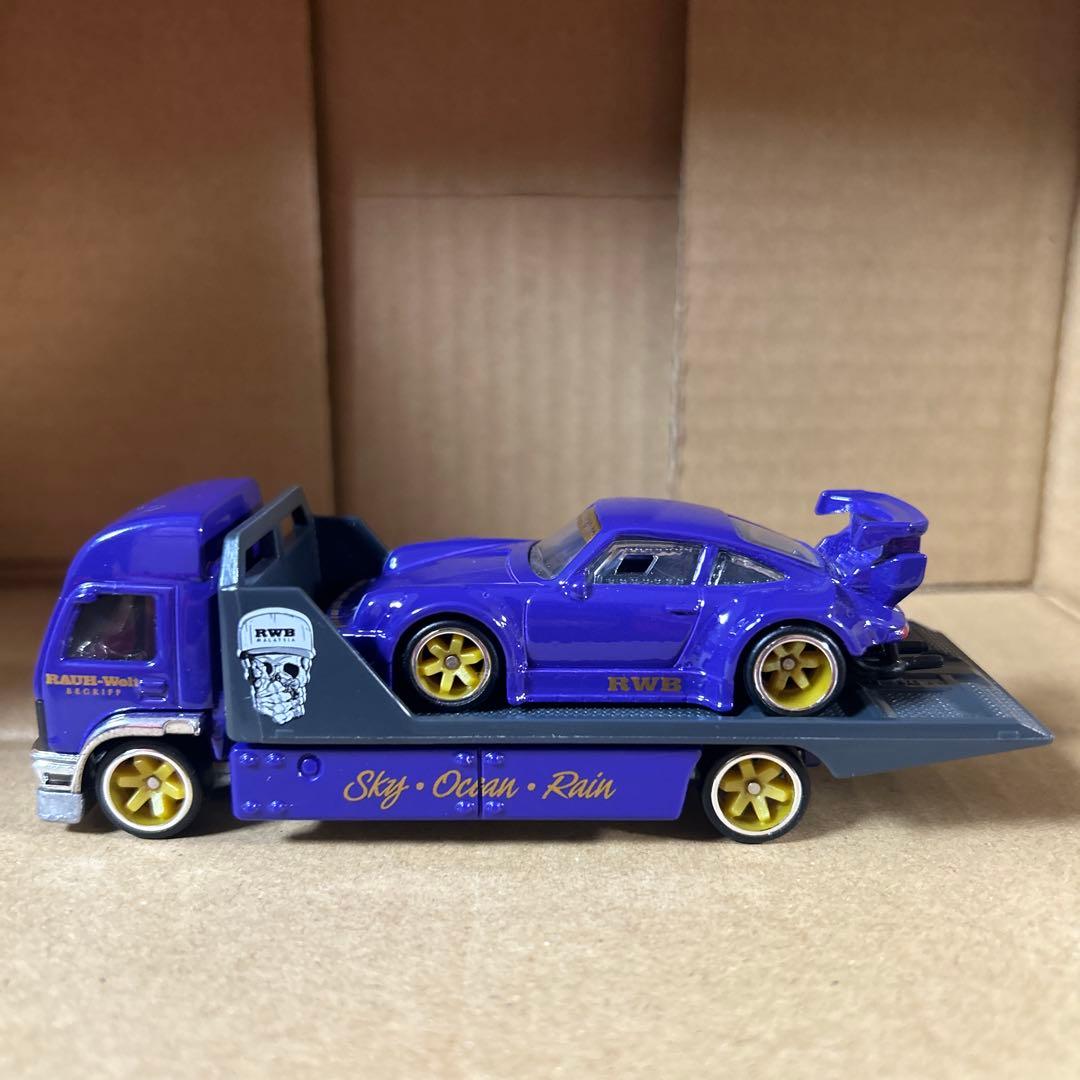 ホットウィール　1/64 RAUH-Welt ポルシェ　930 トランスポート