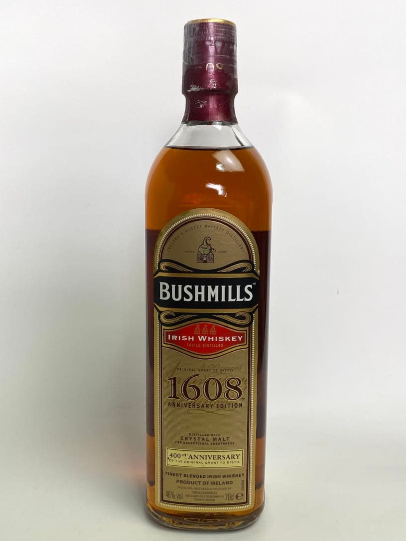 御*度様 ■終売品■ ブッシュミルズ 1608 400周年記念 アイリッシュウイ