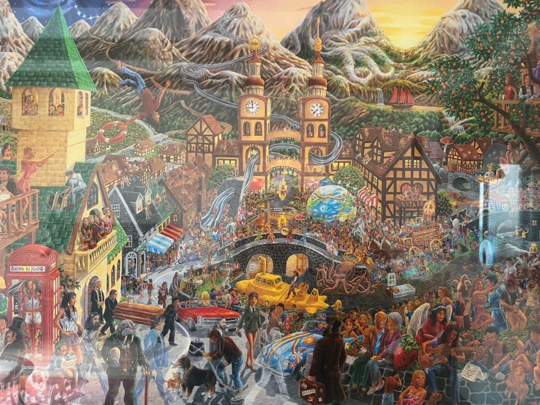 ビートルズ BEATLES トムマッセ Tom Masseアート 絵画 フレーム