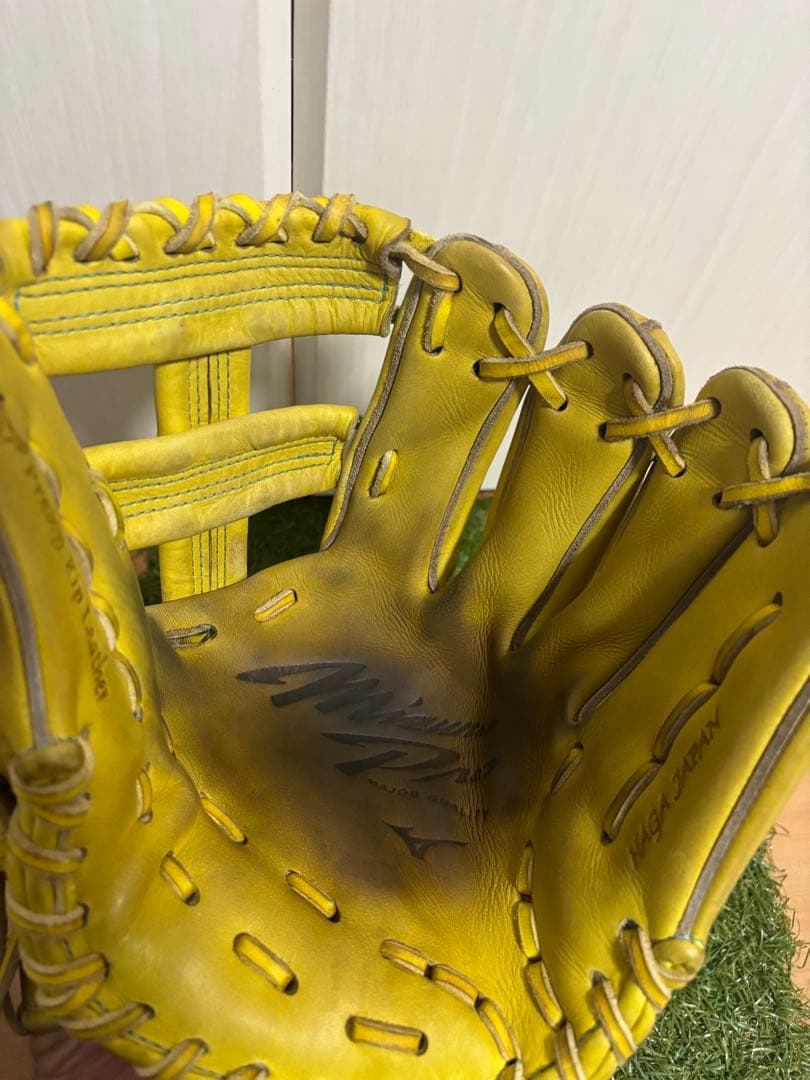 硬式用　日本製　波賀ジャパン　ミズノプロ ダイバーシティブルー　内野手　コユニ