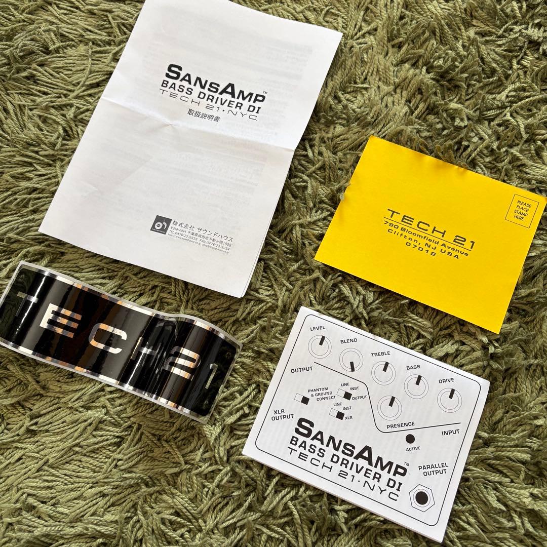 【箱・説明書あり】Sansamp サンズアンプ Bass D DI