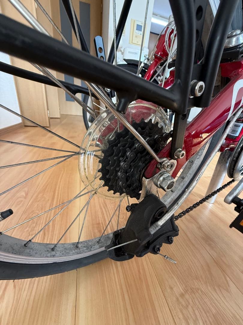 赤ちゃんさん専用　折りたたみ自転車 ROUTE ルビーレッド