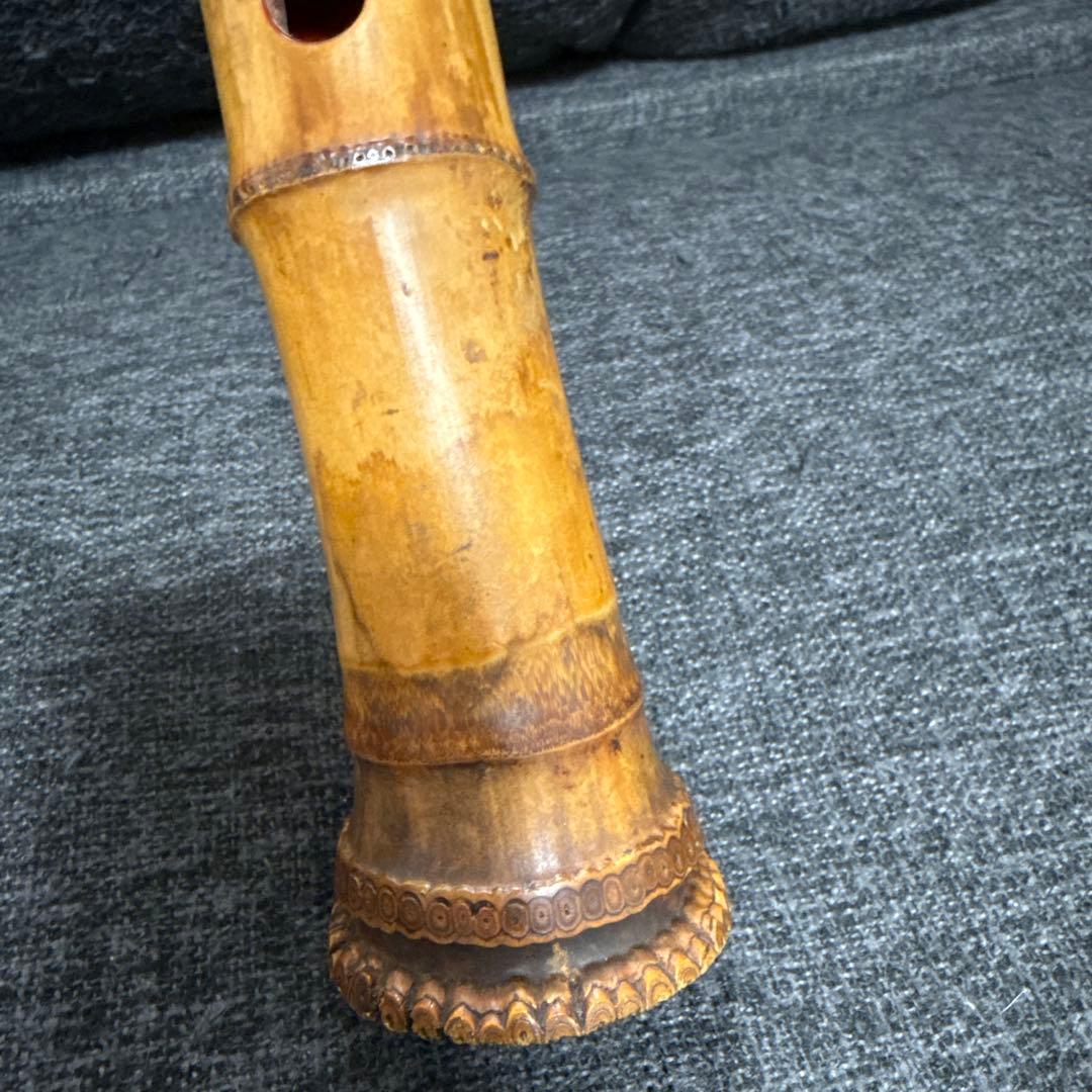 尺八　鹿山銘　2印 55センチ　八寸