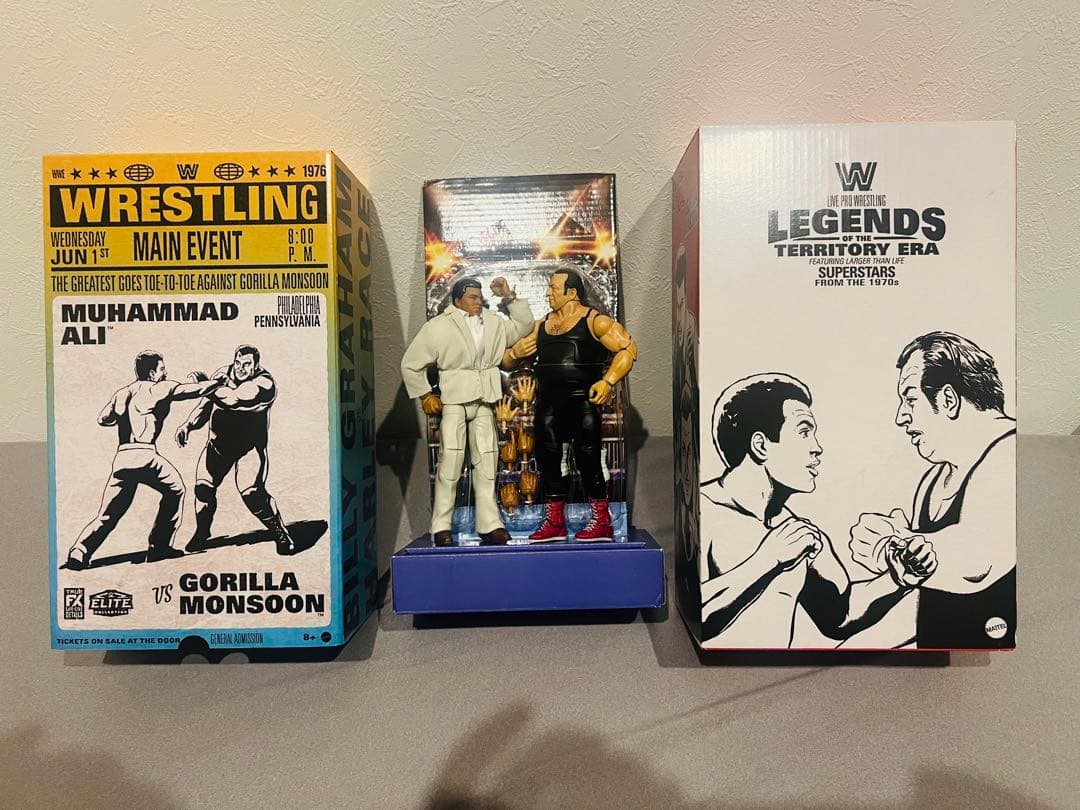 【アメリカ直輸入激レア新品】 Mattel社WWE 4体セット限定品