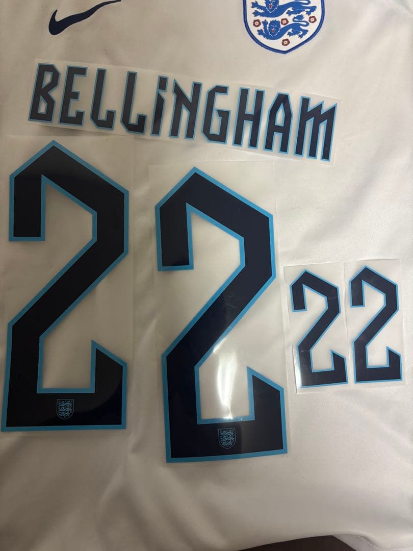 【正規品】ベリンガム イングランド代表 22番 マーキングシート まとめ売り
