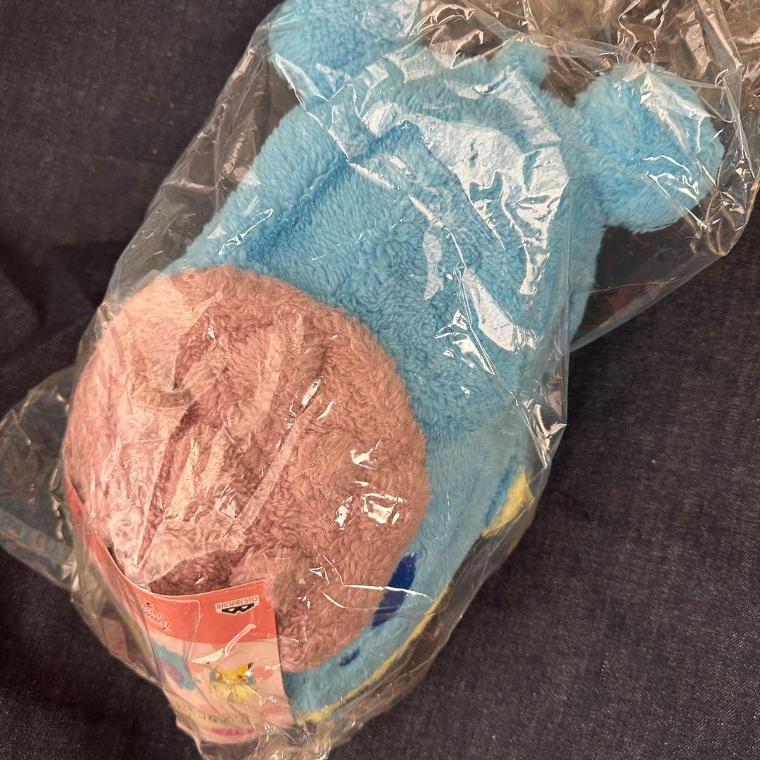 未開封 ピカチュウ ラプラスもこもこねぶくろ　バンプレスト