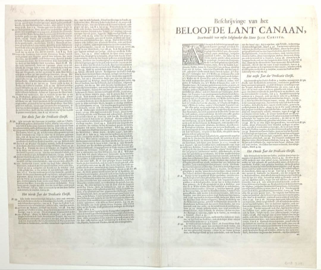 額装品 17世紀　ストペンダール「CANAAN」　イスラエル　聖地　稀少