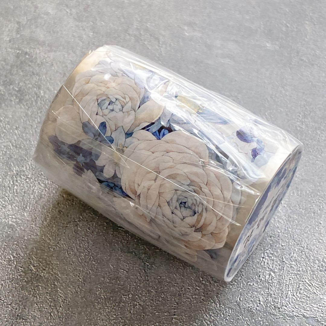 壹洱原创《霜屿花》海外マスキングテープ　マステ 【2163】