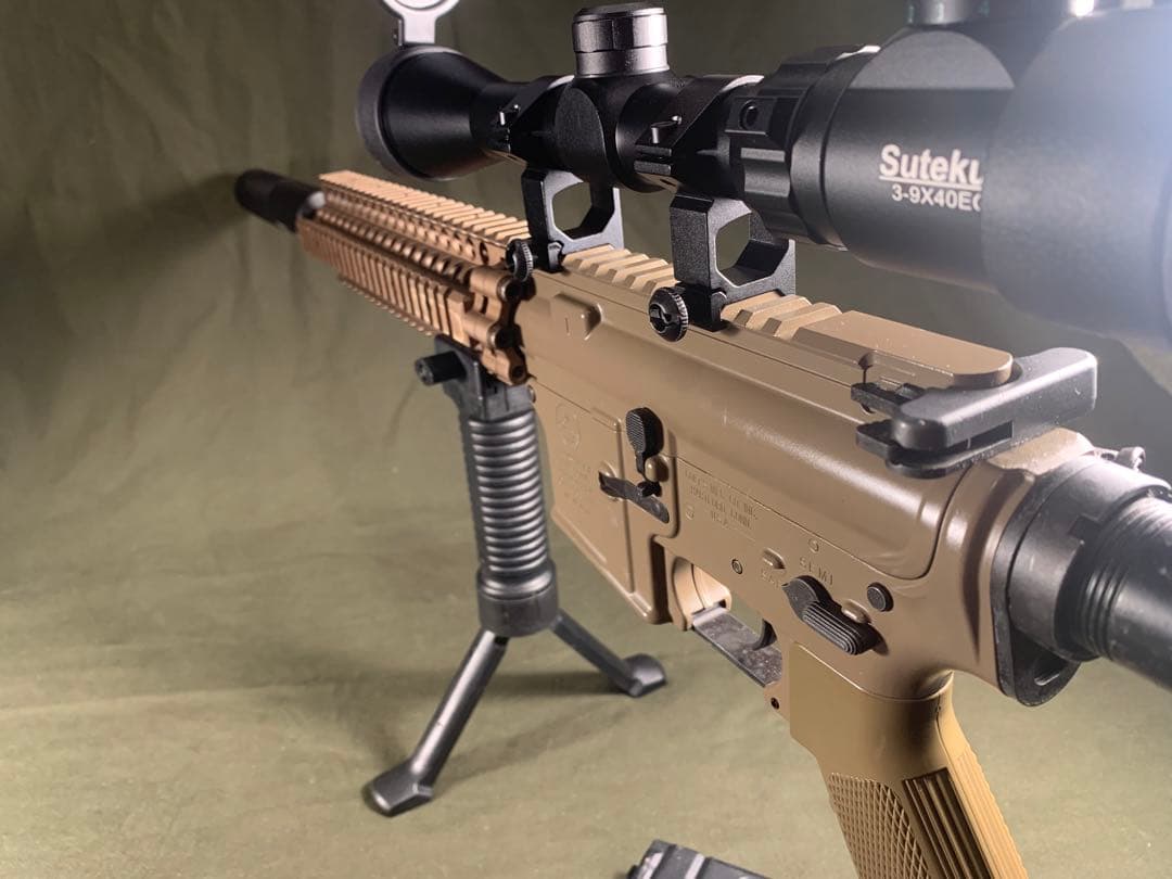 レシーライフル　東京マルイ　次世代　電動ガン　充電器等付属