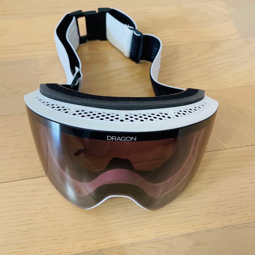 極美品✨　DRAGON ゴーグル PXV エンボスロゴ　ケース付き　23-24