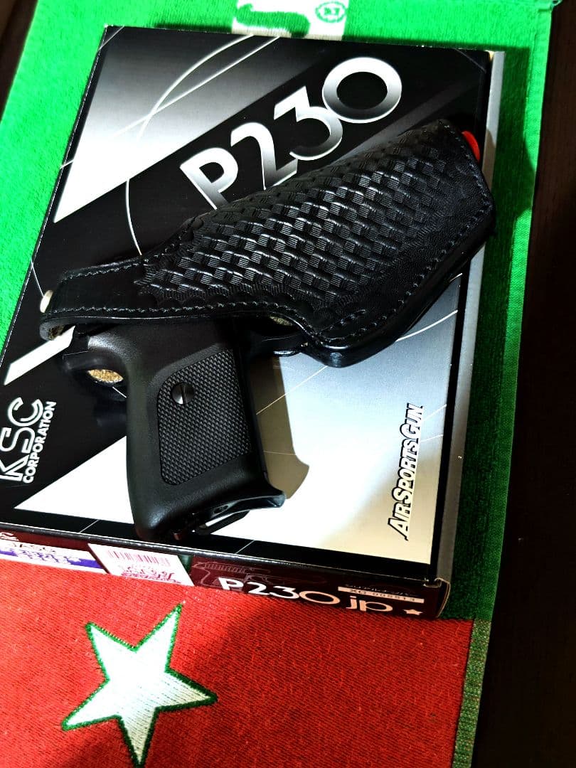【牛革製ホルスター付き】KSC SIG P230 JP HWガスブローバック