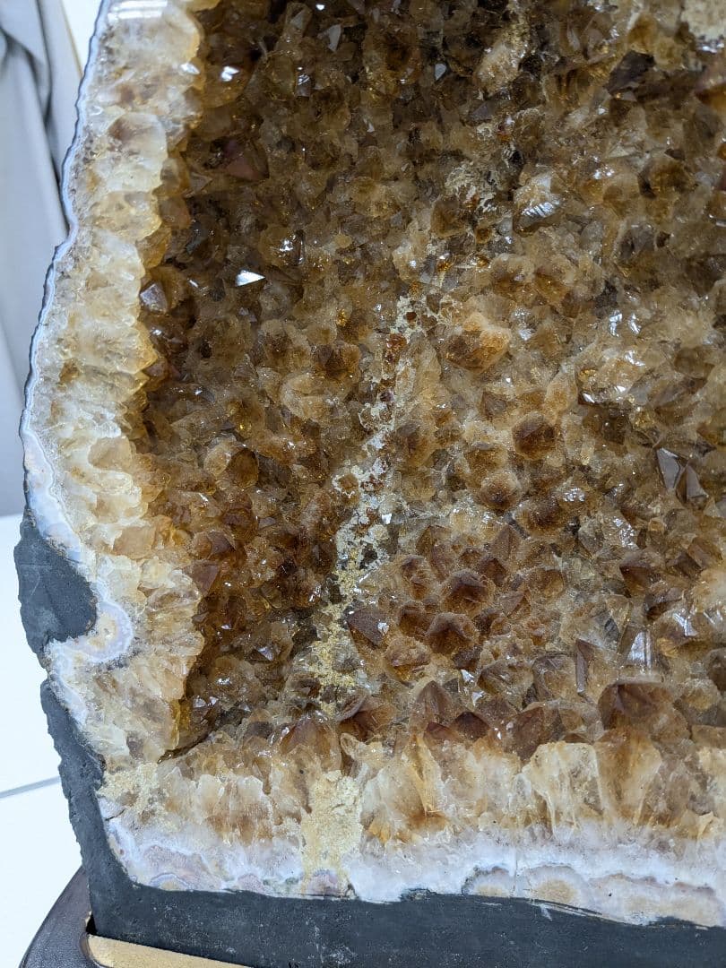 値下　シトリンドーム　高さ35cm