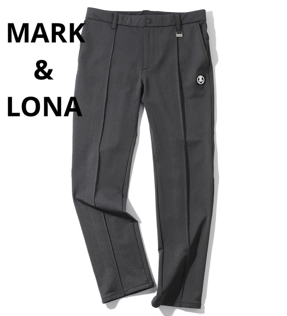 キムタク着用 MARK & LONA メンズパンツ M ブラック スカルロゴ付