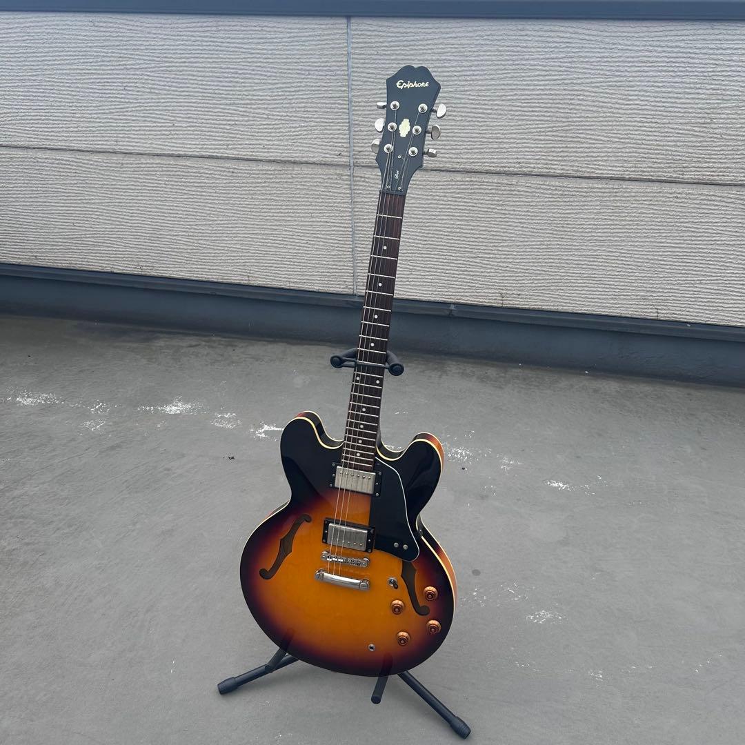 Epiphone dot VS セミアコ エピフォン ドット エレキギター